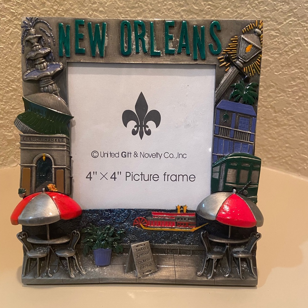 New Orleans theme picture frame